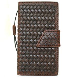 NWOT Davis Woven Leather Case for iPhone 7 or 8 Wallet Book Cover Handmade